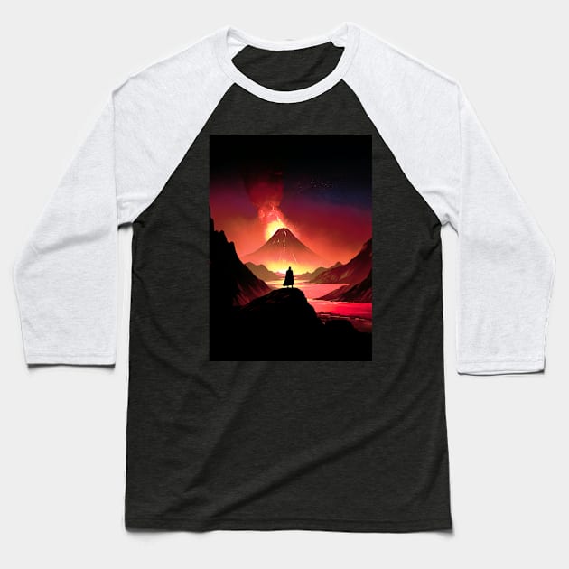 Lord of Mustafar Baseball T-Shirt by POPITONTHEWALL